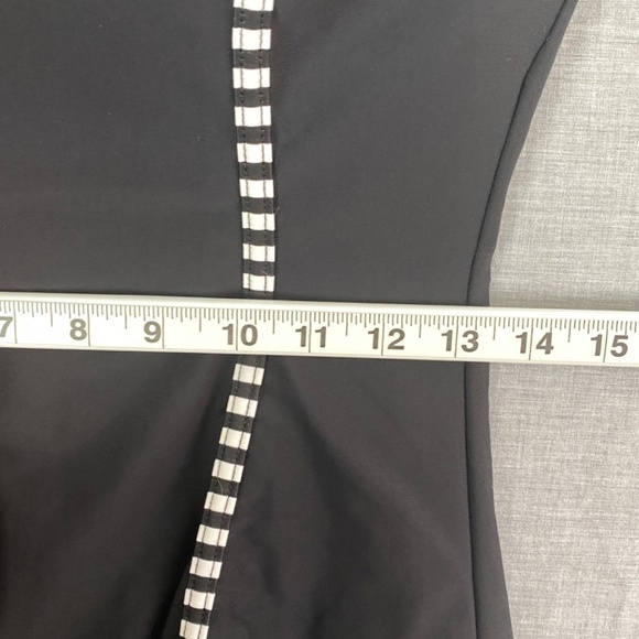 Catalina One Piece Bathing Suit Womens XL 16-18 Halter Tie Neck V-Neck Foam Cups - Picture 8 of 9